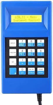 Jectse LCD Display Elevator Test Tool,Blue Plastic Elevator Server Debugging Fit,for Detect Elevator Status