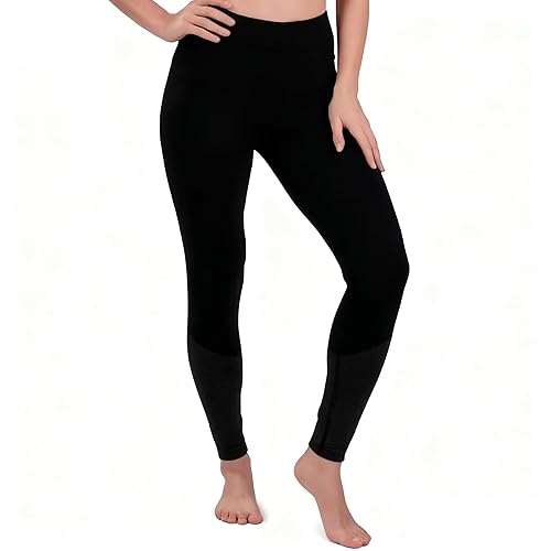 Women’s 100% Merino Wool Baselayer Leggings，Moisture-Wicking Lightweight Long Underwear for