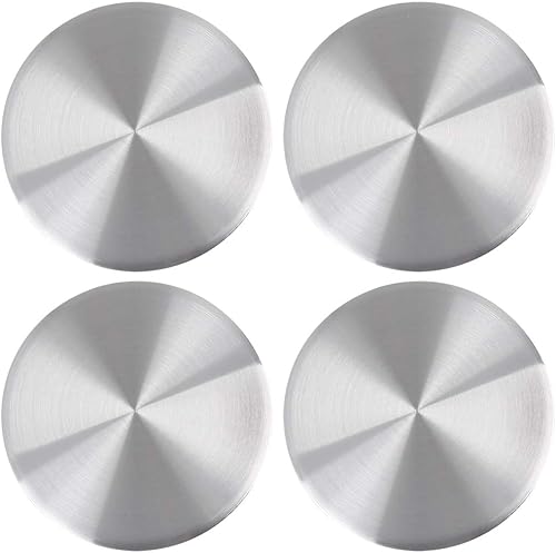 Vista 17 de X AUTOHAUX 4 unidades, 2.559 in, tono plateado, universal, para rueda central, emblema, calcomanía