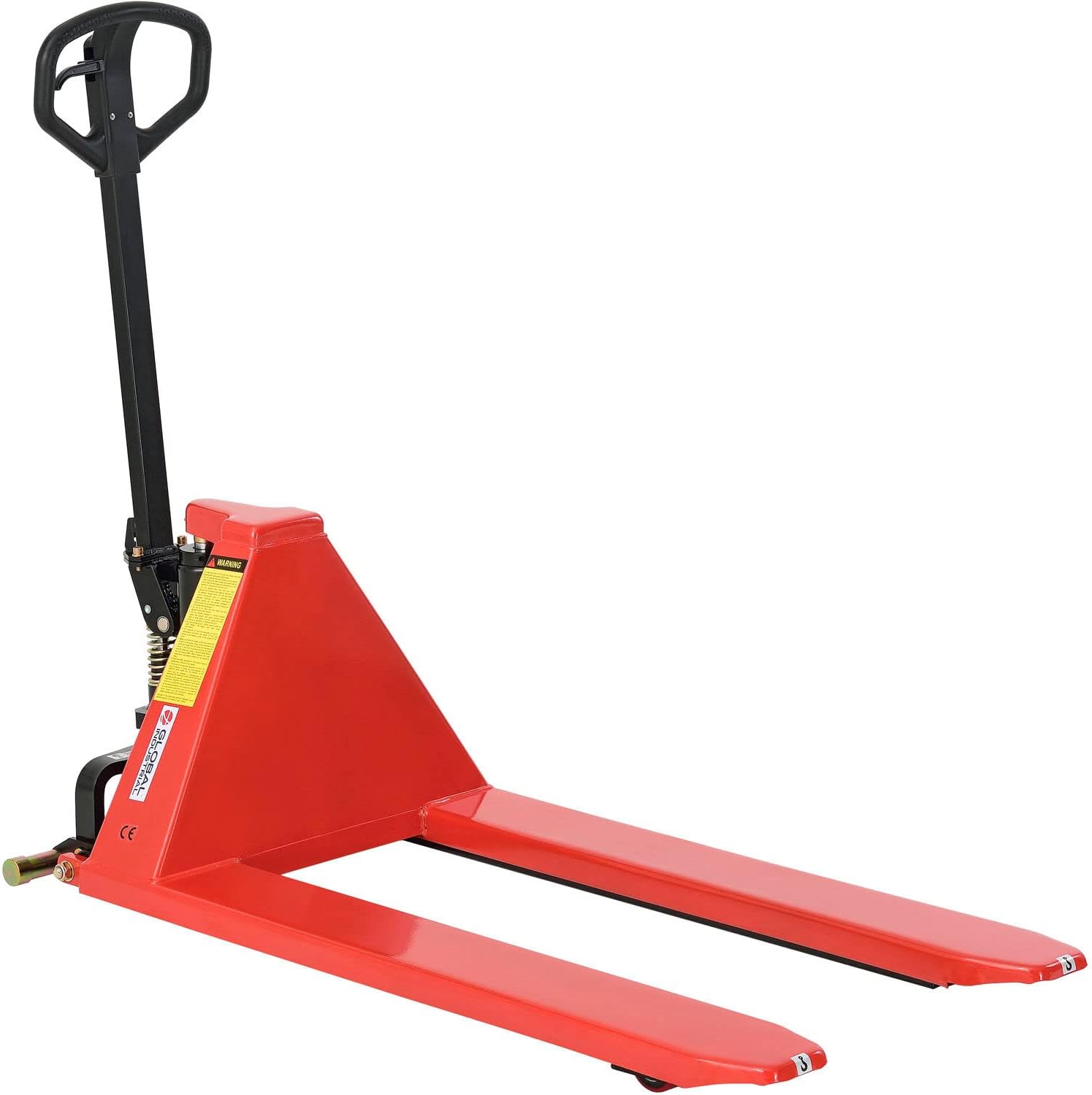 Global Industrial Manual High-Lift Skid Jack Truck, 3300 Lb. Capacity, 21" x 45" Forks