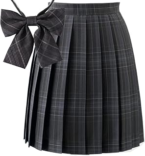 [HOLOUN] 制服 スカート ミニ プリーツスカート女子高生 JK 学生服 ハイウエスト コスプレ遊園地 学園祭 文化祭 パーティ チェック スカート