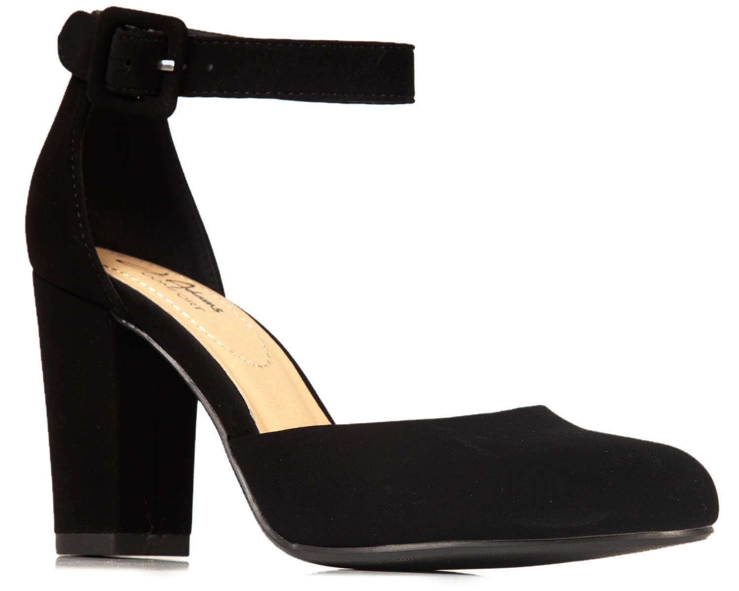 J Adams Cuppy Heels For Women Round Closed Toe Ankle Desertcart