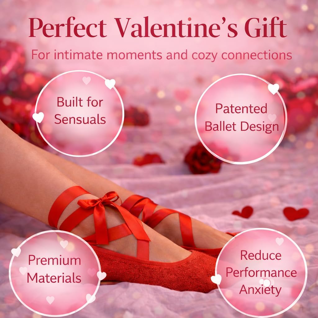 Warm Fuzzy Socks For Women - Lingerie Socks With Satin Ribbon - Cozy Chic For Intimacy & Lounging - Womens Sensual Accessory - Image 5