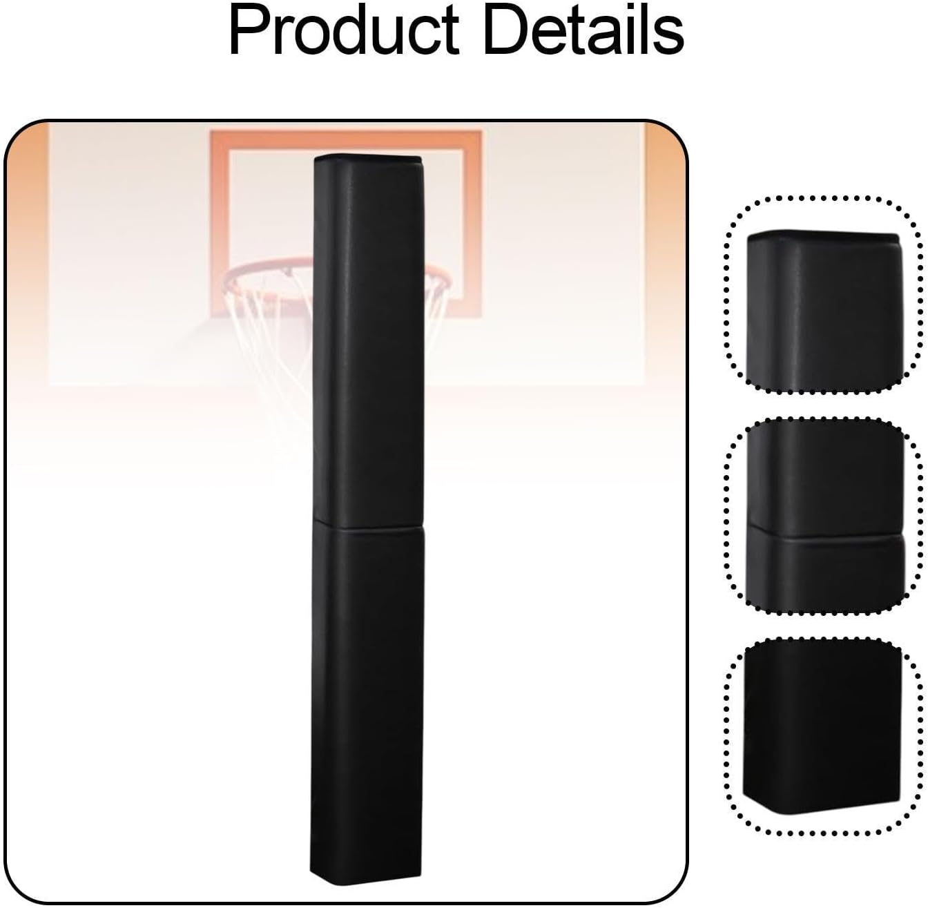 Basketball Pole Pad Waterproof Heavy Duty for Parking Lot Garage Playground