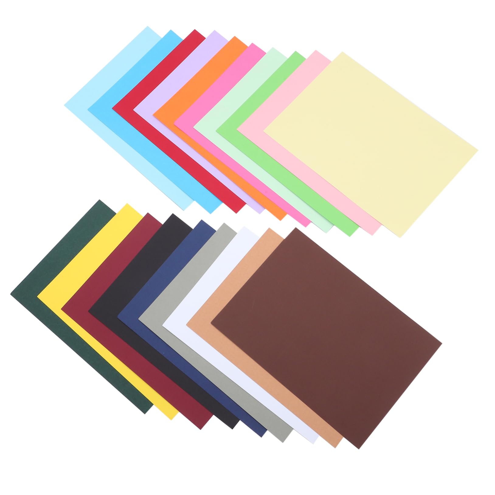 Papier Cartonné Coloré A4 230g, 100 Feuilles pour Bricolage et Dessin