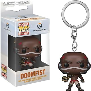 Funko Pop! Keychain: Overwatch - Doomfist, Multicolor, One-Size