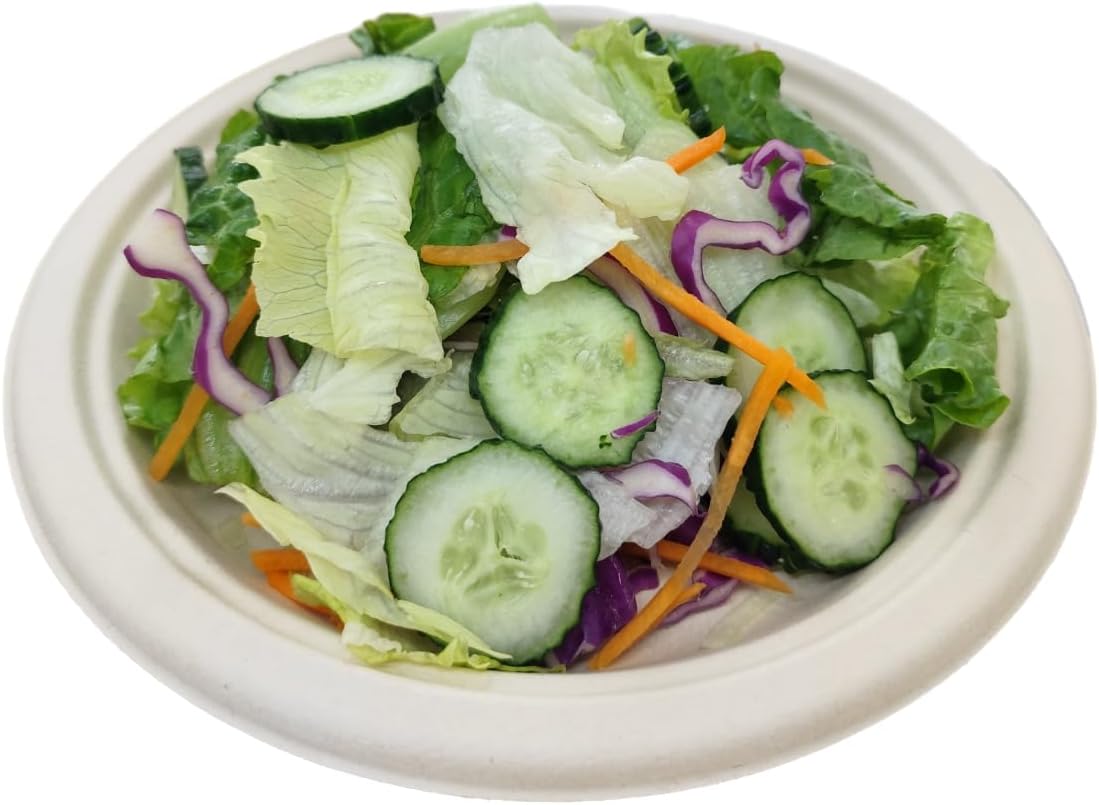 Compostable Paper Plates, 9 Inch, 125 Pack - Image 4