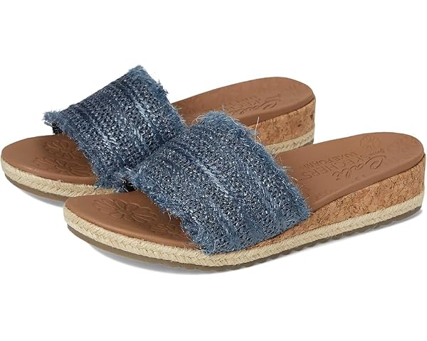 Skechers Women's Breezie-Radiant Feels Slide Sandal, Navy, 7 by Skechers - Image 3