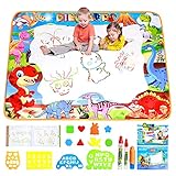Ideales Geburtstagsgeschenk: Mit dieser magischen Wassermalmatte können Ihre Kinder gemeinsam mit Freunden auf dem Boden zeichnen. Malen kann die Hand-Auge-Koordination und die Farbwahrnehmung von Kindern trainieren. Diese Matte läßt Ihr Kinder stundenlang Spielspaß genießen und kann Ihnen mehr Zeit sparen, sich um sie zu kümmern. Spielzeug kann die Kreativität und Fantasie der Kinder beim Zeichnen anregen. Es ist ein ideales Geburtstags- und Weihnachtsgeschenk für Kinder von 1 bis 6 Jahren.