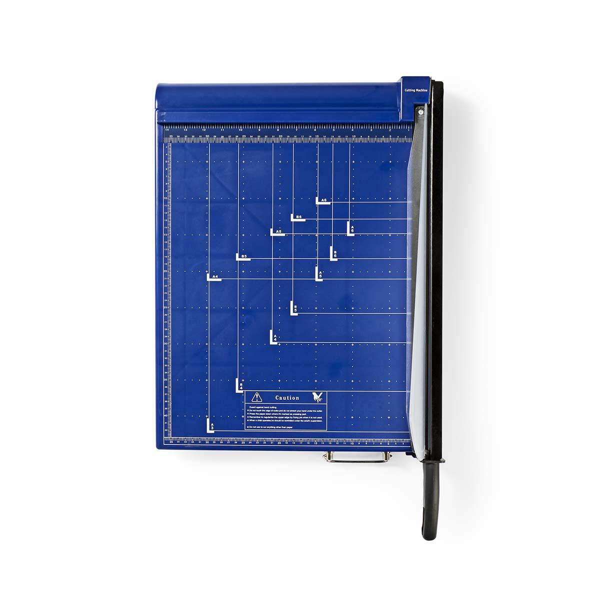 Nedis PACU110A3 Taglierina a ghigliottina resistente Prestazioni di taglio fino a 20 fogli, lunghezza di taglio 43,2 cm A3/A4, strumento manuale per scrapbooking con protezione di sicurezza e morsetto