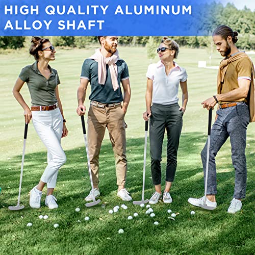 Wettarn 3 Sets Golf Clubs Mini Two Ways Golf Putter Golf Clubs Set For Men Women Kids Sturdy Putter Shaft With 6 Practice Golf Balls For Left Or Right Handed Golfers Indoor Outdoor Putting Green Mat #TOP5