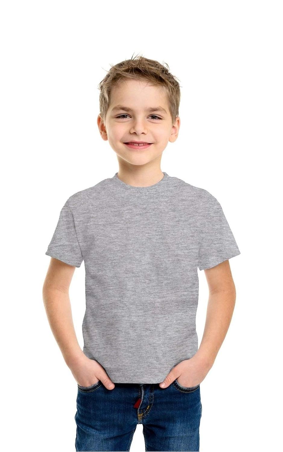 Double F Branded Cotton Bio wash Round Neck Half Sleeve Solid T-Shirt for Boys and Baby - Review, Price and Buying Guide