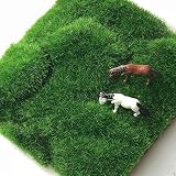 Gazon de jardin Simulation Moss Turf Lawn Muraille verte Plantes bricolage artificielle Herbe Conseil de mariage Mini Jardin Micro Paysage Accessoires Décor pour la décoration de fête à la maison