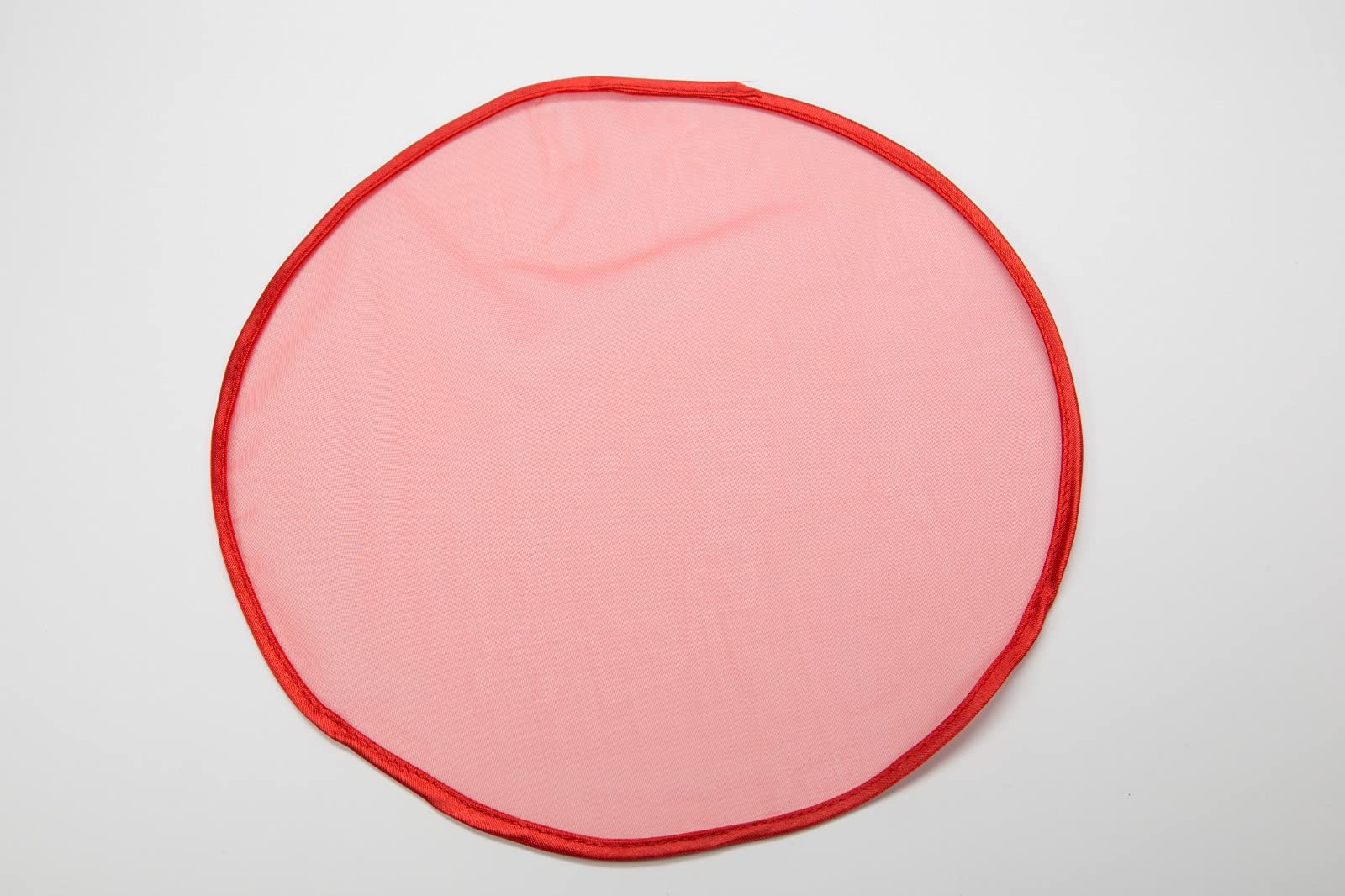 100 Veletti Tondi In Organza Per Bomboniere Fai Da Te – Colore Rosso, Diametro 23cm, Perfetti Per Confetti