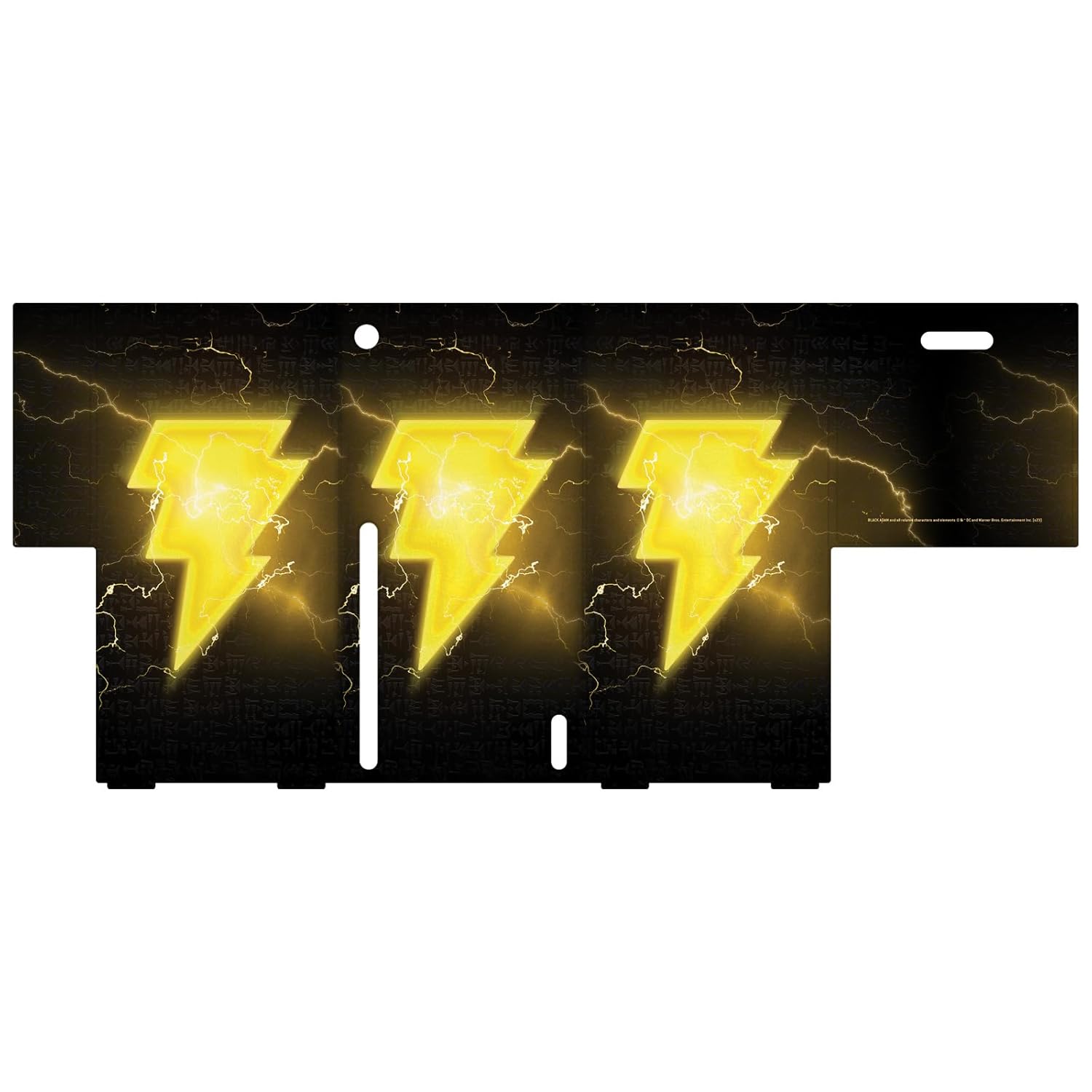 Head Case Designs Officially Licensed Black Adam Lightning Logo Graphic Art Game Console Wrap and Game Controller Skin Bundle Compatible With Xbox Series X