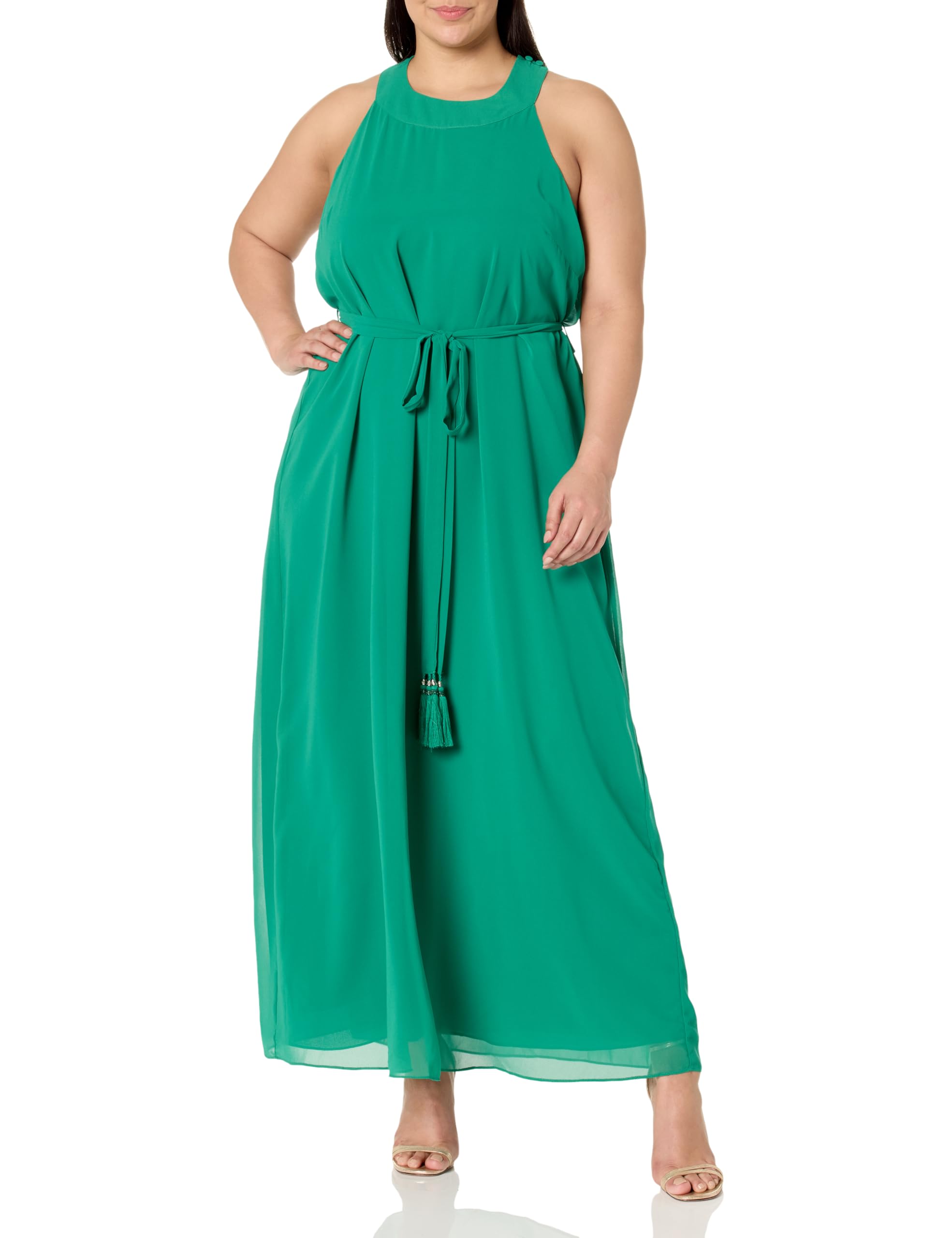 City ChicWomen's Maxi Halter Bliss Dress