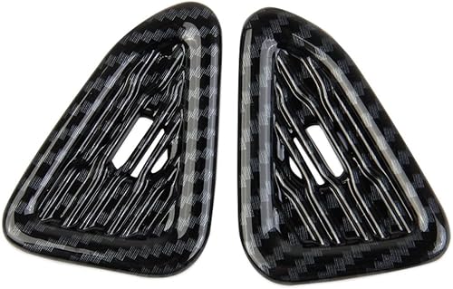 Miniatura 5 de crosselec Cubierta de anillo de sonido de altavoz pequeño para puerta de fibra de carbono para Chevrolet Corvette C8 2020-2023