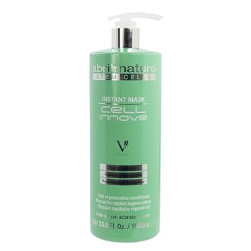 abril et nature - Cell Innove - Professional Hair Shampoo - Youthful, Healthy, and Shiny Appearance - Hair Treatment with Plant Stem Cells - Regenerates and Rejuvenates the Hair Fiber - 1000 ml
