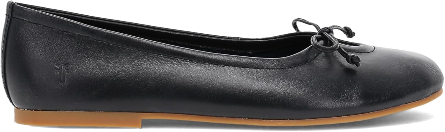 Frye Emma Ballet Women's Flat-Shoes - Classic Leather Slip-On Design, Comfortable Everyday Wear, Elegant and Versatile Style