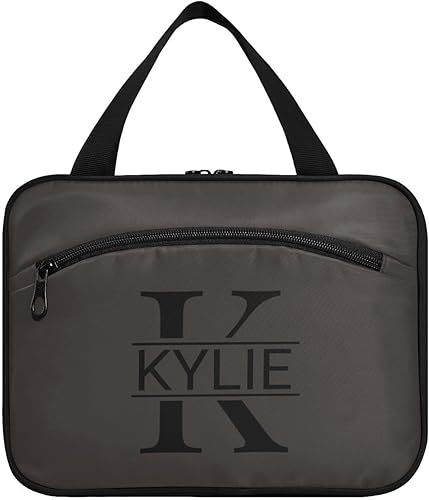 Miniatura 52 de Sinestour Neceser personalizado para mujeres y hombres, organizador de maquillaje de viaje con gancho para colgar, bolsas de cosméticos, bolsa