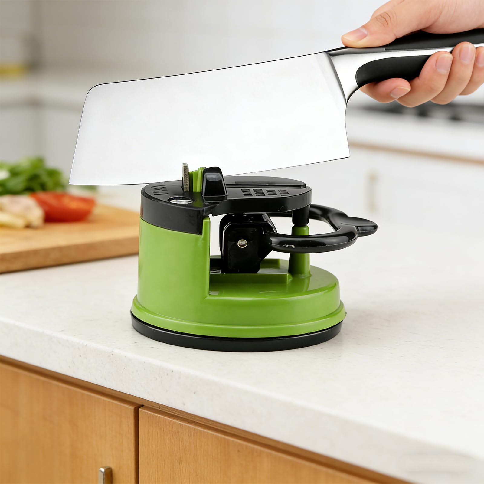 Knife Sharpener Suction Base Kitchen Tool Pocket Sharpener Suitable for Most Types of Knives