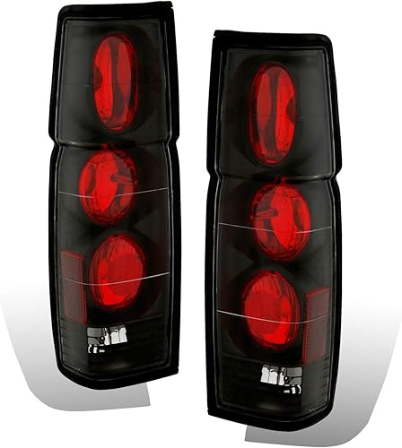 Miniatura 6 de AmeriLite Juego de luces traseras de freno de repuesto cromadas para cuerpo duro D21 - lado del pasajero y del conductor