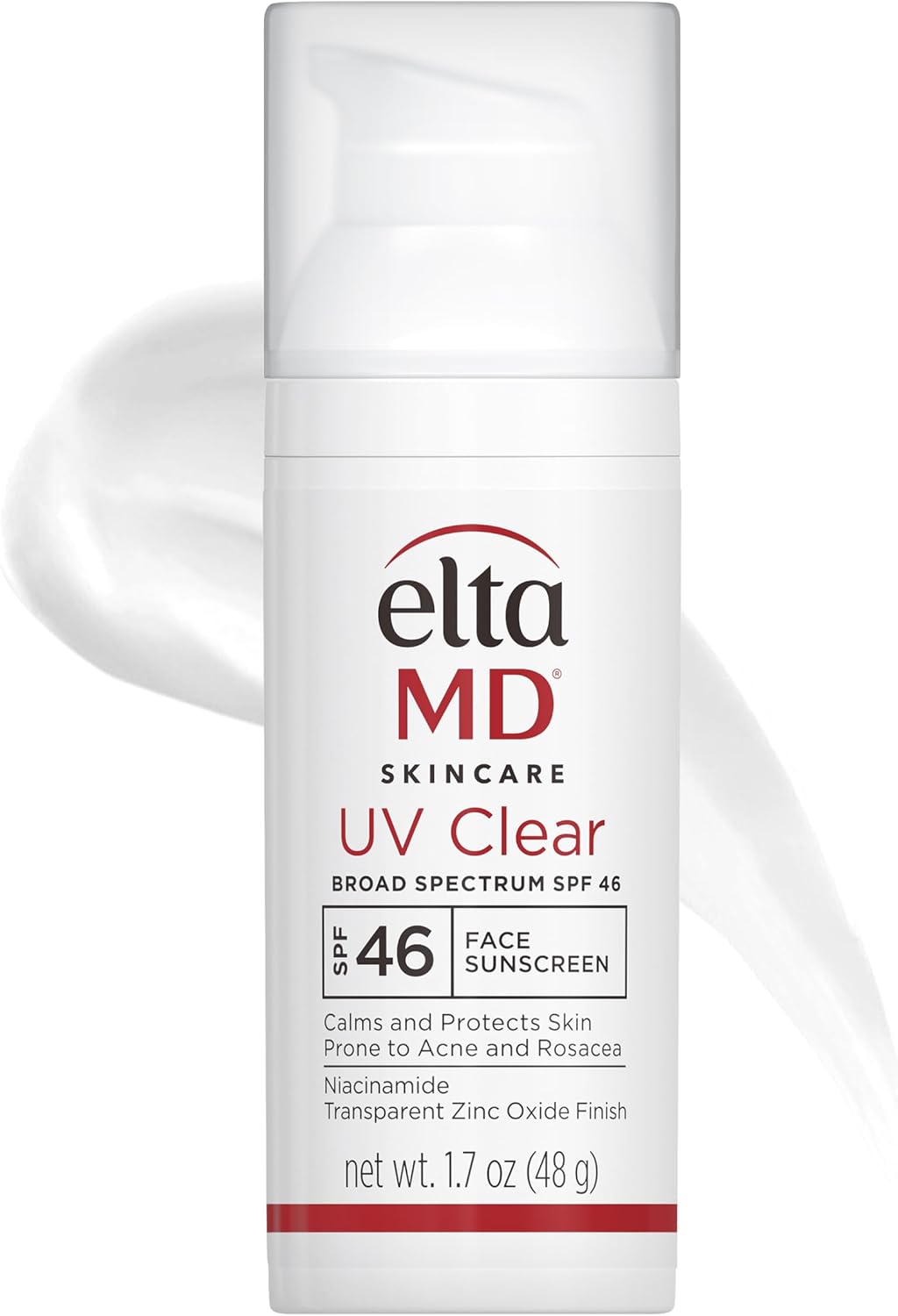 EltaMD UV Clear Facial Sunscreen SPF 46 For Unisex 1.7 oz Sunscreen