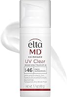EltaMD UV Clear Facial Sunscreen, Broad-Spectrum SPF 46 for Sensitive or Acne-Prone Skin, Oil-free,...