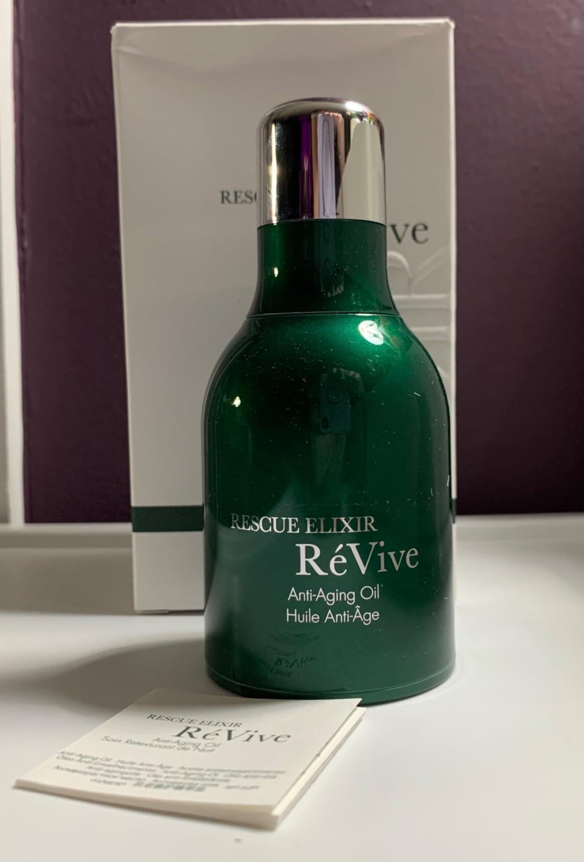 RéVive Skincare RéVive Anti Aging Face Oil - Rescue Elixir Overnight Face Oil Moisturizer - Helps Improve Skin Barrier & Reduces Fine Lines - Plumps & Smooths Skin with Murumuru Butter & Bio-Renewal Peptides (30 ml)