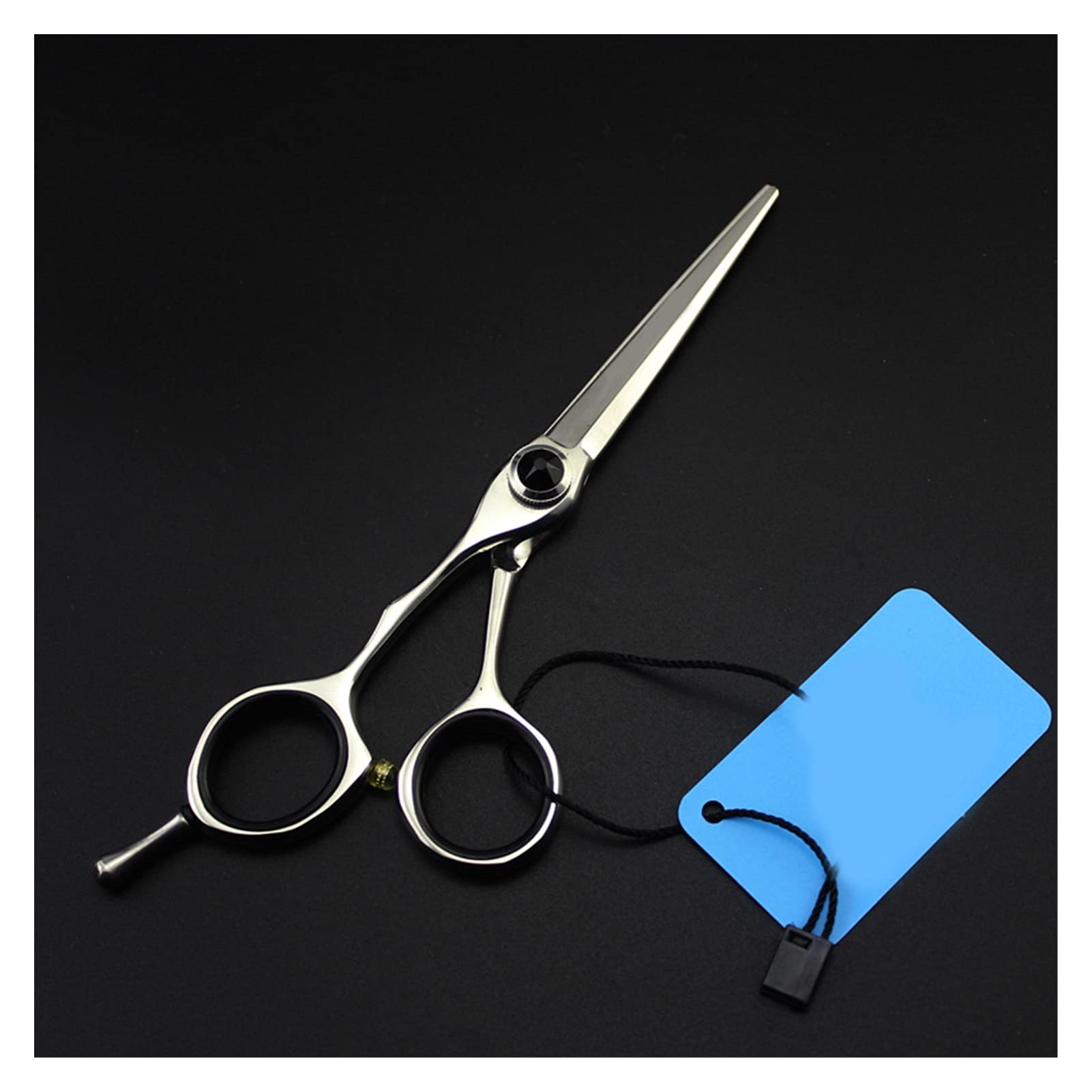 Outils de coiffure Ciseaux de coupe de cheveux pour main gauche, pour salon de coiffure, ciseaux de coupe de cheveux (couleur : coupe sans étui) (coupe ajouter un étui B)