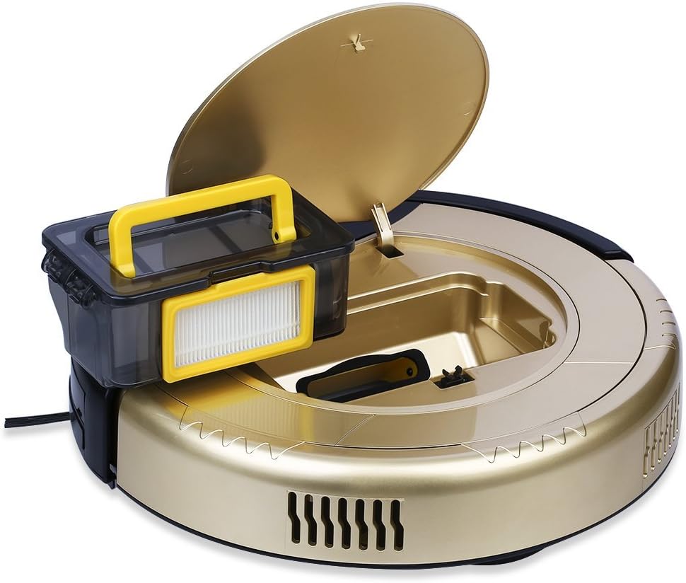 Haier T320 - Robot Aspirador 90 Min (120M² Cobertura de Limpiar, 180Ml  Tanque de Agua, Diámetro 34Cm, Escalada 25º), Dorado : Amazon.es: Hogar y  cocina