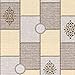 Produktbild Aqua Nova Weichschaummatte Badvorleger Bodenbelag Weichschaumbelag Antirutschmatte Badezimmermatte Sicherheit Meterware Braun Cremig Beige Kariert Karo Breite 65 cm 530B (65 x 300 cm)