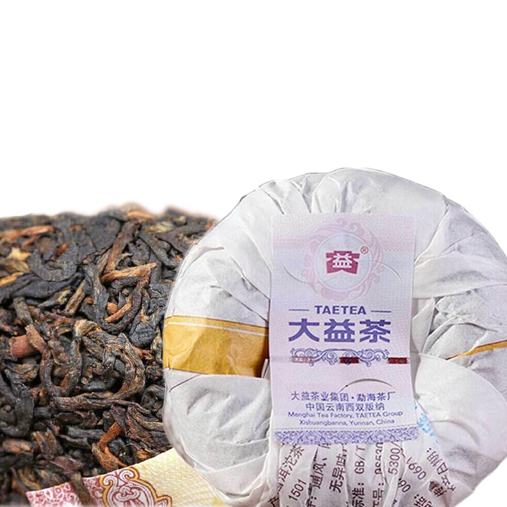 Té Puer Clásico TAETEA Yunnan Import V93 Lote 1701 Shu Puer Tuocha 100g (100g*5)