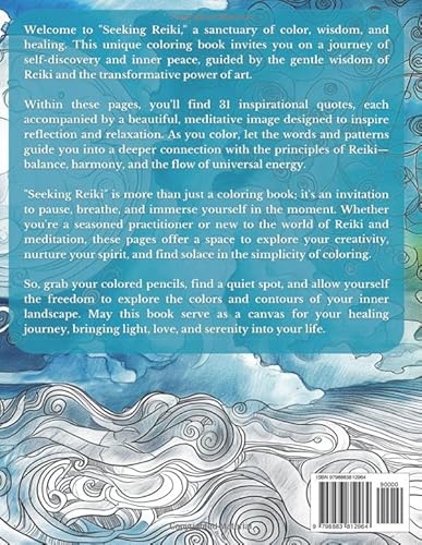 Seeking Reiki: Unveiling Inner Peace Through Coloring and Quotes: 1