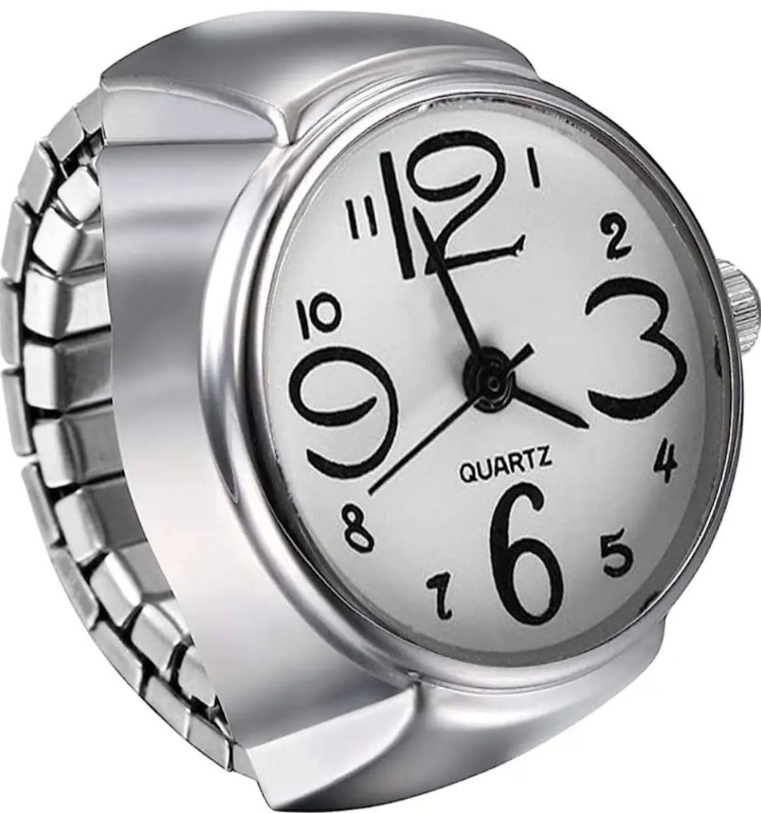Dherik Tradworld Jewellery Stylish Unisex Finger Ring Watch For Girls/Women/Men/Boys - One Size (B0CKPSSZSC) Amazon Price History, Amazon Price Tracker