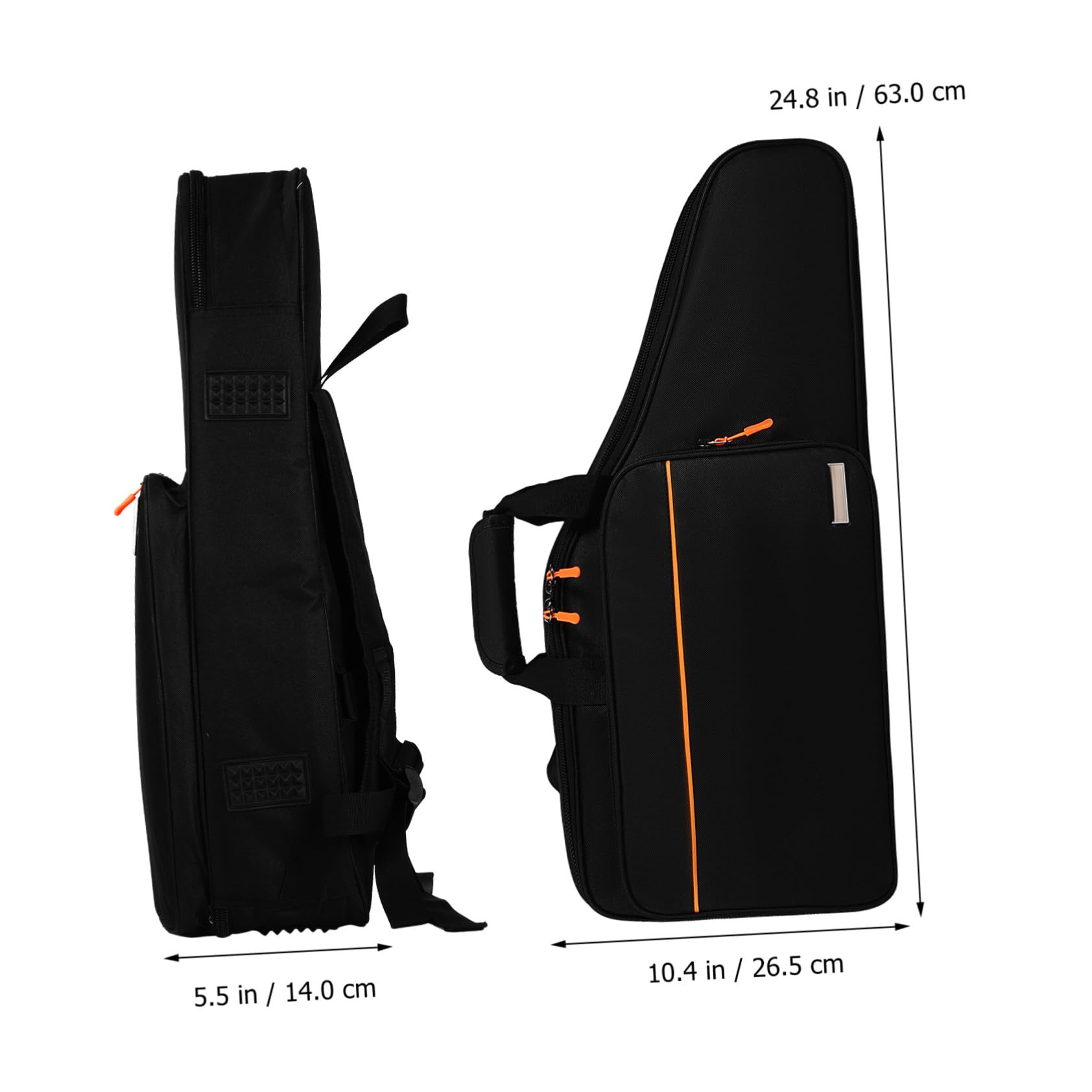 TOYANDONA Mochila Para Saxofón Alto Acolchada De 18 Mm, Resistente a Golpes Correas Dobles y Bolsillo Exterior, Para Músicos En Movimiento