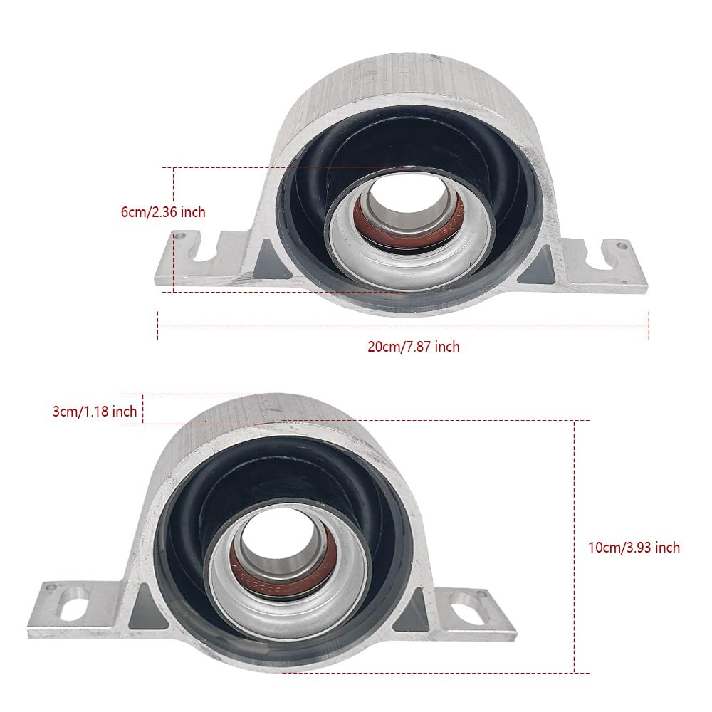 Front and Rear Driveshaft Center Bearings 1016B6677XBFRNP Fit for Cadillac SRX AWD 2010 2011 2012 2013 2014 2015 2016
