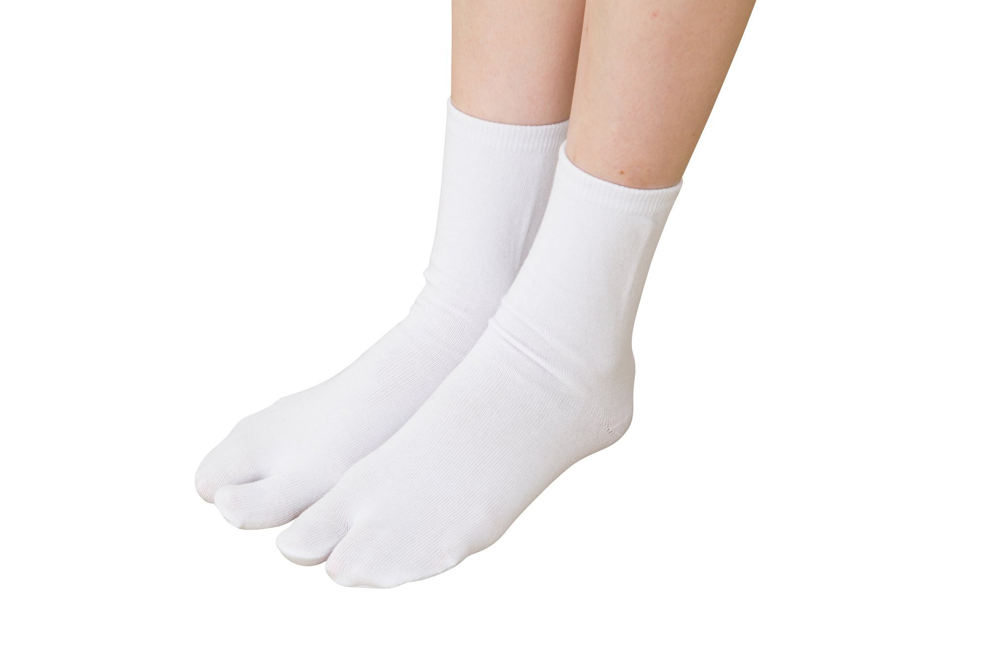 [TROIS EPRI] Women's Tabi Socks, 5.9 inches (15 cm) Length, Can be Used as Tabi Substitute, Antibacterial and Deodorizing, Made in Japan, white : Clothing, Shoes & Jewelry