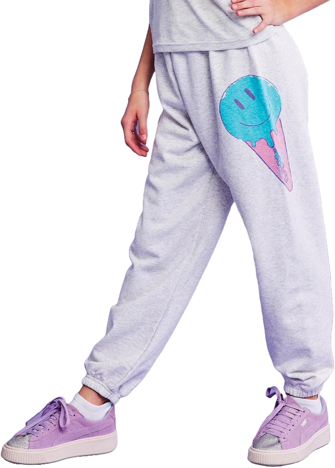iscream Big Girls French Terry Embellished Sweatpant Collection