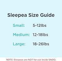 Vista 5 de Happiest Baby Sleepea 5-Second Swaddle - Baby Swaddle Blanket - Doctor Designed Promotes Healthy Hip Development (Rose Stars, Small)