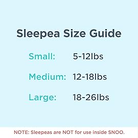 Happiest Baby SNOO Sleep Sack - 100% Organic Cotton Baby Swaddle Blanket - Doctor Designed Promotes Healthy Hip Development (Ivory Strawberries, Medium)