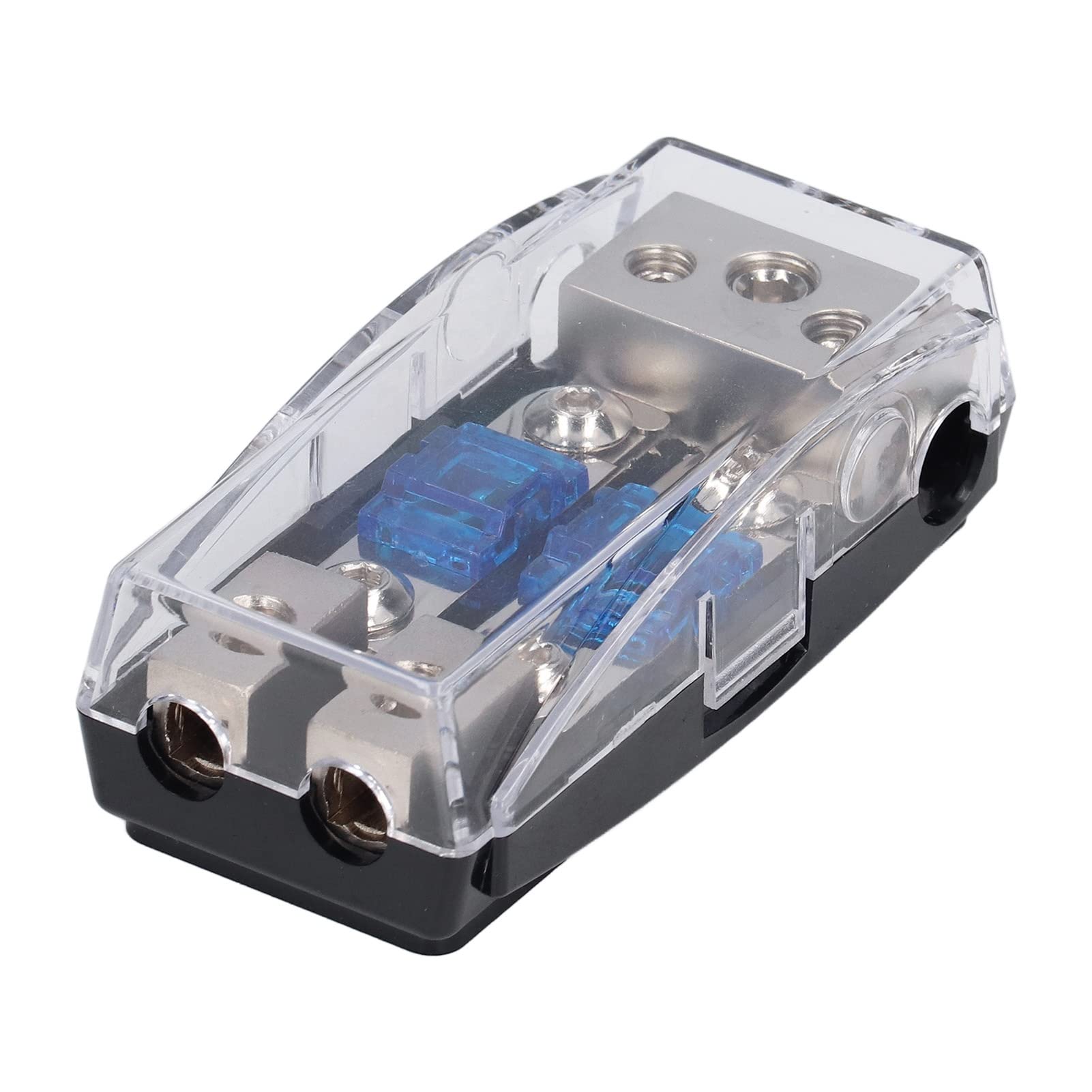 Bloque De Distribución De Energía Estéreo Para Coche Y Barco - 1 Entrada A 5 Salidas Con Portafusibles, Ideal Para Instalaciones De Audio