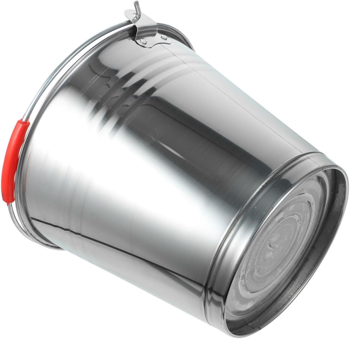 IMIKEYA Stainless Steel Portable Water Bucket Heavy-duty Gardening and Household Use Leakproof Design with Handle for Camping and Outdoor Activities