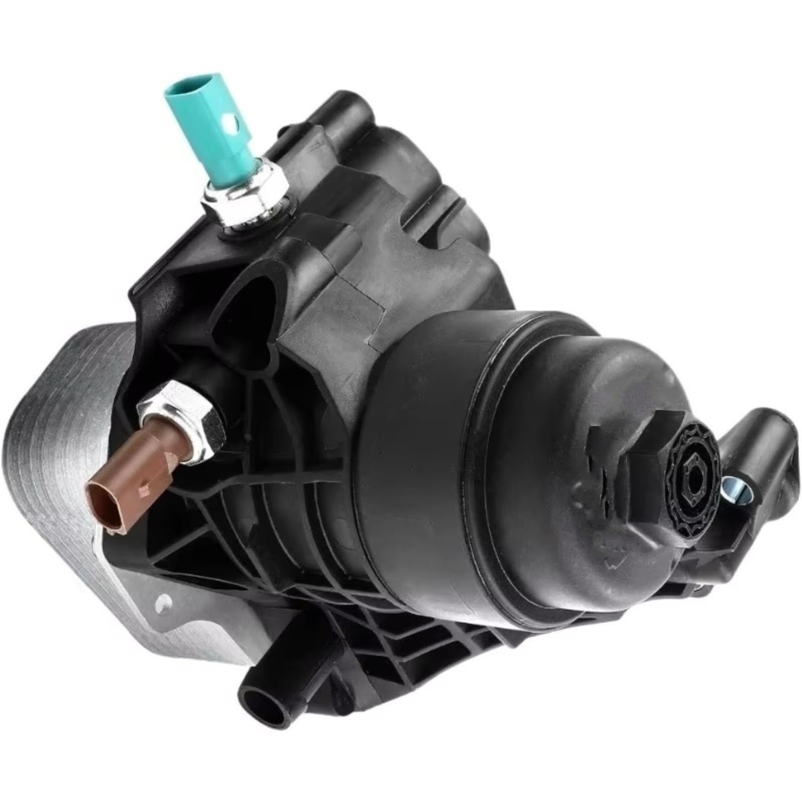 Termostato Auto Compatibile Con Per Golf 2013 2014 2015 2016 2017 2018 2019 2020 1 Pz. Alloggiamento Radiatore Olio Motore Trasmissione Raffreddamento 03N115389A