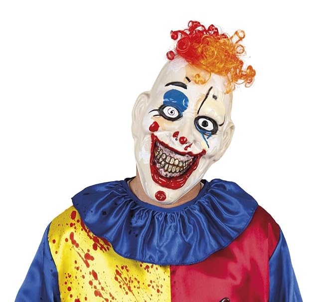 Rubies Máscara Payaso Bloody-Punky, Multicolor, STD para Hombre, Talla única