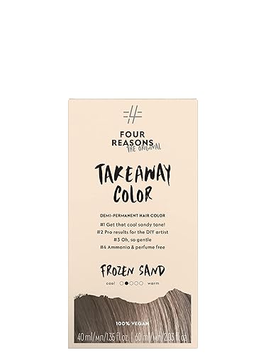 Miniatura 5 de Four Reasons Takeaway Color Caffè Macchiato - Tinte semipermanente para el cabello sin amoníaco para cabello vibrante, color semipermanente 100%