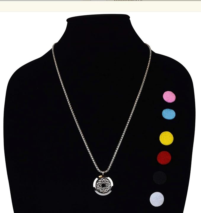 Difusor de Aromas Eléctrico Colgante Girasol con Cadena de Acero Inoxidable miniatura 9