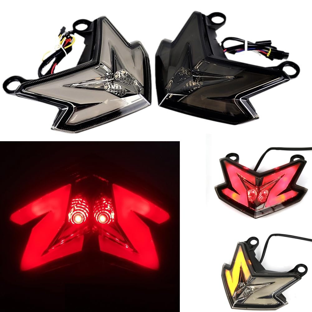 パーツ Ya Tks Amazon.com: ZX-6R Motorcycle Tail Light, LED Turn Signal