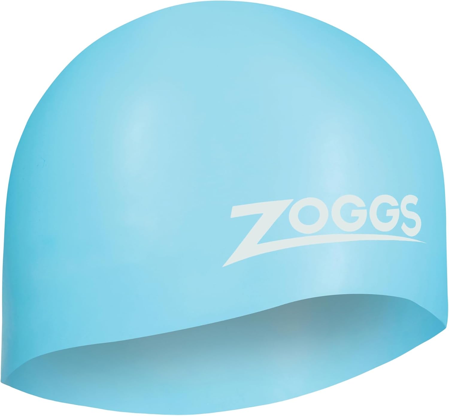 ZOGGS Unisex Adult Easy-Fit Silicone Swimming Cap - Non-Slip Hydrodynamic Design Ergonomic Fit Swim Hat for Long/Short Hair