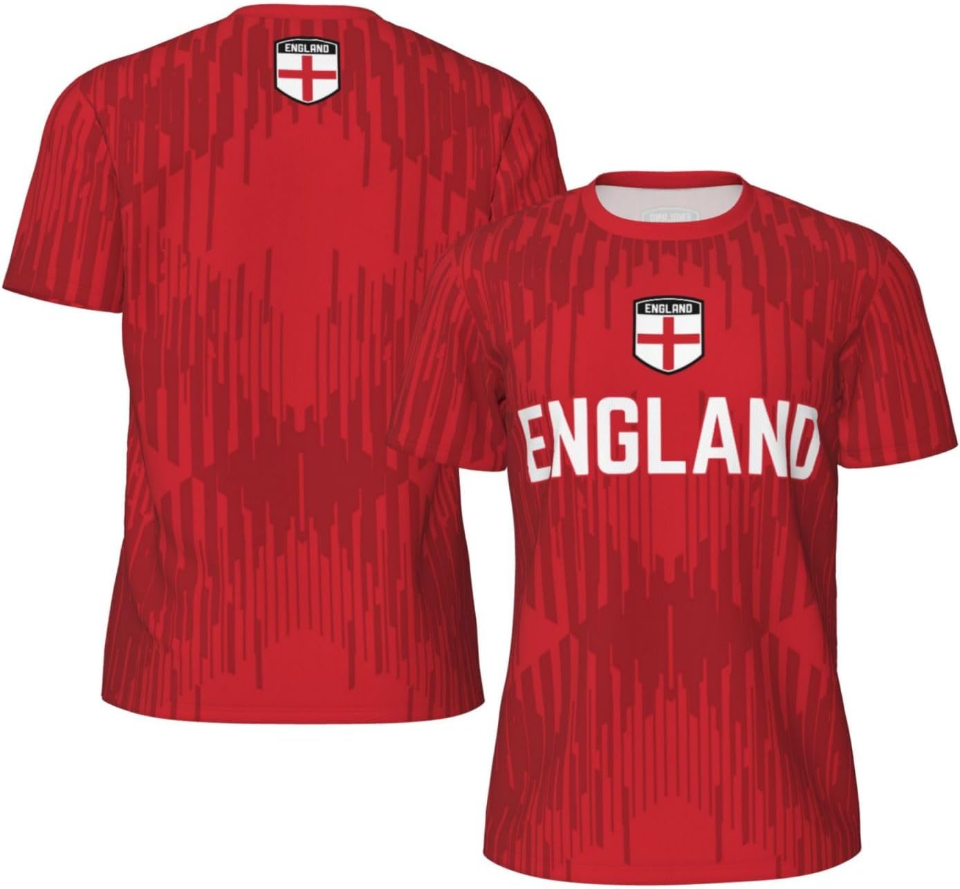 2026 England Flag Team Sports Mesh T-Shirt Jerseys for Running Cycling Soccer Fans Tennis Fitness